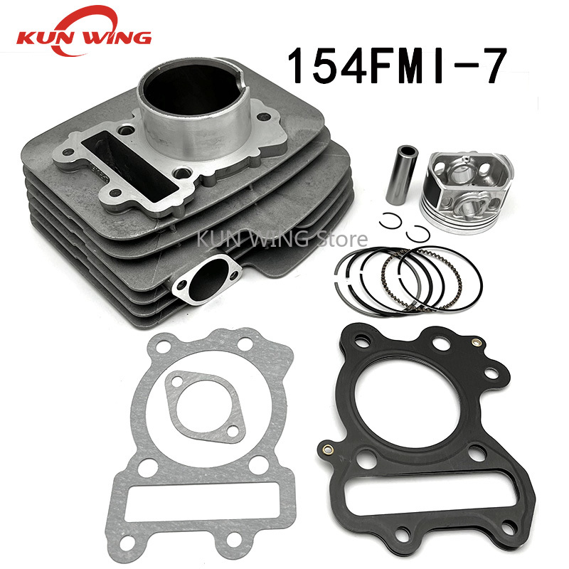 Motorcycle Piston - طقم مكبس اسطواني لبينالي ، قطع
