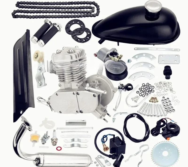 محرك دراجة نارية ثنائي الأشواط - مراجعة Motorcycle Engine Kit وسعره